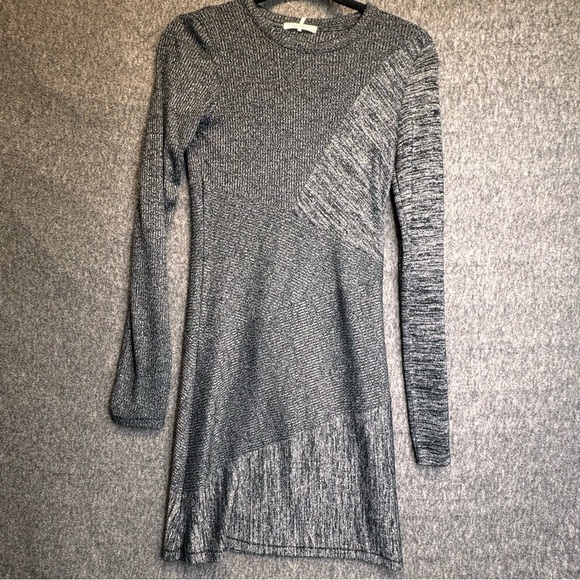 Rag & Bone The Knit Tonal Blocked Long‎ Sleeve Dress women’s XS new with tags - Picture 7 of 13